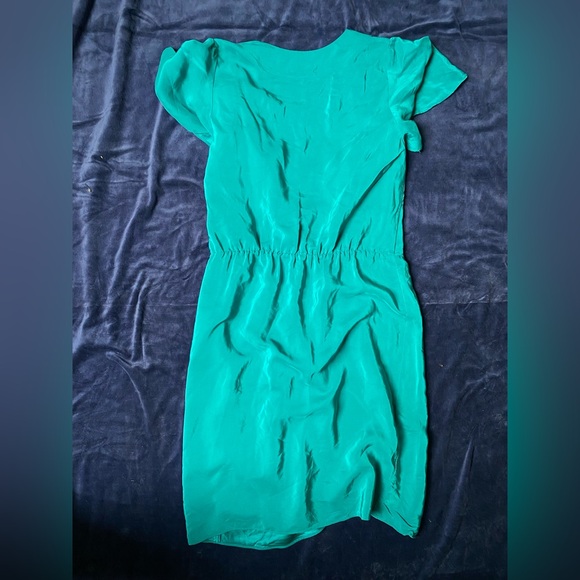 Make Offers - Amanda Uprichard Teal Silk Dress size Large 🩵 - Picture 9 of 9